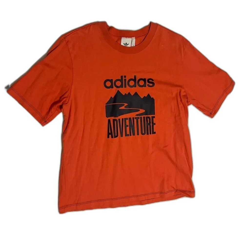 NEW Adidas Orange Athletic Shorts Lightweight Sportswear